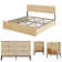 Bay Isle Home Boho Natural Rattan 4-piece Bedroom Set & Reviews | Wayfair